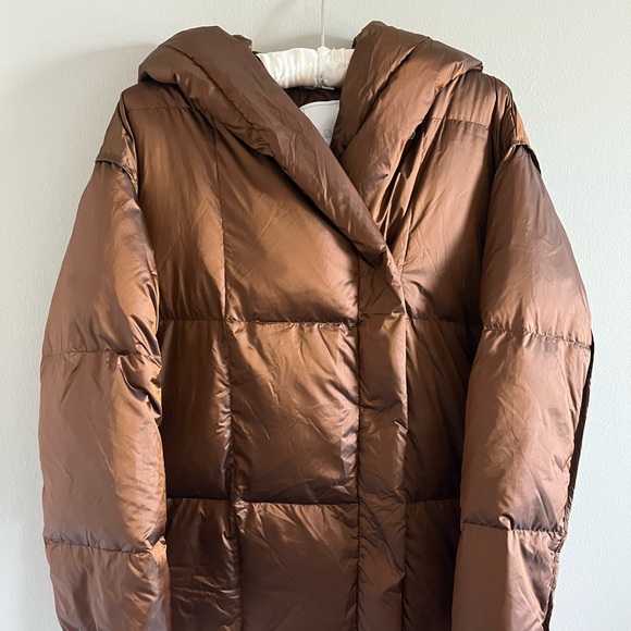 Sosken Studios Bronze Janis Down Puffer Coat - Picture 5 of 7